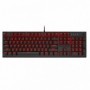 Tastatura gaming mecanica corsair k60 pro iluminare rosu switch cherry