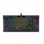 Tastatura gaming mecanica corsair k70 rgb tkl champion series iluminare