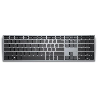 Tastatura wireless Dell KB700, Bluetooth 5, Microsoft Swift Pair2, taste programabile, gri