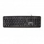Tastatura spacer spkb-s62 cu fir usb 104 taste anti-spill negru