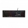 Tastatura spacer warrior cu fir usb switch-uri mecanice albastre 50
