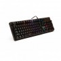 Tastatura spacer warrior cu fir usb switch-uri mecanice albastre 50