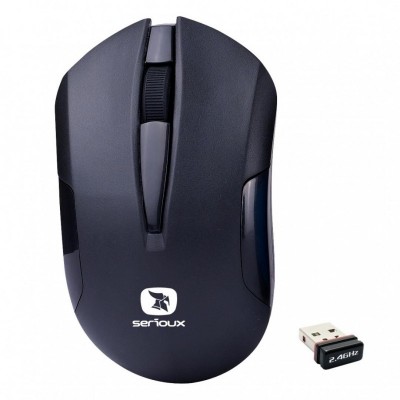 Mouse serioux wireless drago 300 1000dpi negru baterie aa inclusa