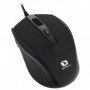 Mouse serioux cu fir optic pastel 3300 1000dpi negru ambidextru