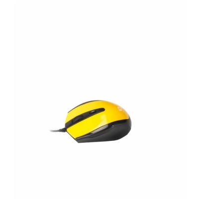 Mouse serioux cu fir optic pastel 3300 1000dpi galben ambidextru