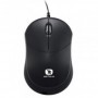 Mouse serioux cu fir optic rainbow 680 1000dpi negru ambidextru