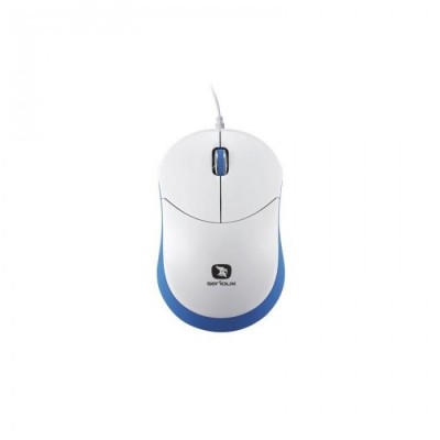 Mouse serioux cu fir optic rainbow 680 1000dpi albastru ambidextru