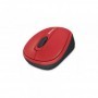 Mouse microsoft mobile 3500 wireless ambidextru bluetrack rosu