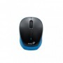 Mouse genius wireless optical 9000r rechargeable black blue radio transfer