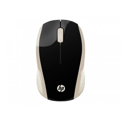 Hp mouse wireless 200 silk gold. culoare: negru / auriu.