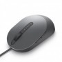 Mouse cu fir Dell MS3220, 5 butoane, 3200 dpi, titan gray