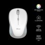 Mouse fara fir trust yvi fx wireless mouse - white