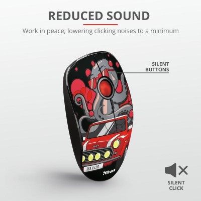 Mouse fara fir trust sketch silent click wireless mouse -