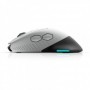 Mouse wireless Dell Alienware Gaming AW610M, 16000 dpi, 7 butoane, Lunar Light