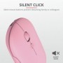 Mouse fara fir trust puck rechargeable bluetooth mouse pink  specifications