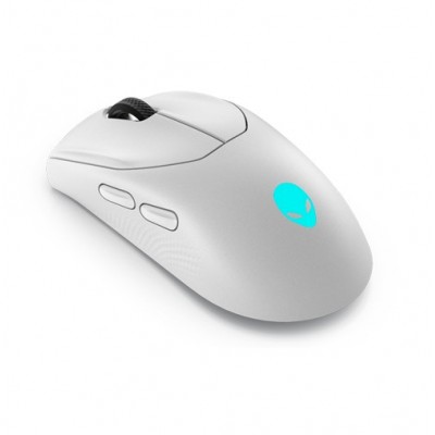 Mouse gaming Dell Alienware AW720M, tri mode, 2.4GHz, Bluetooth 5.1, 8 butoane, 26000 dpi, alb