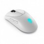 Mouse gaming Dell Alienware AW720M, tri mode, 2.4GHz, Bluetooth 5.1, 8 butoane, 26000 dpi, alb