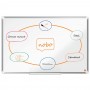 Tabla NOBO Premium Plus, otel lacuit, 90 x 60 cm, magnetica, include marker si tavita, alb