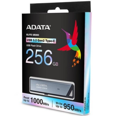 Usb flash drive adata 256gb ue800 usb type-c black