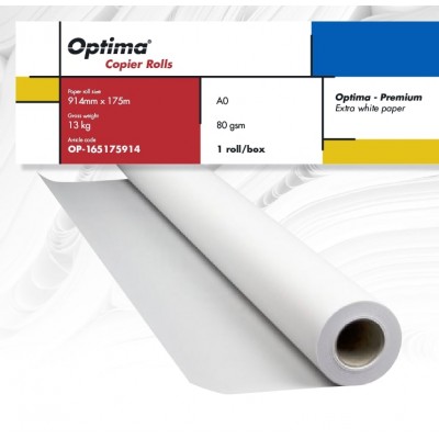 Rola Hârtie Copiator A0+ Optima Premium - 80gr