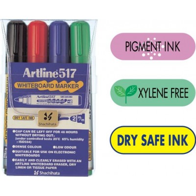 Whiteboard marker ARTLINE 517 - Dry safe ink