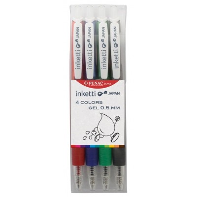 Set  4 pixuri cu gel PENAC Inketti - culori asortate