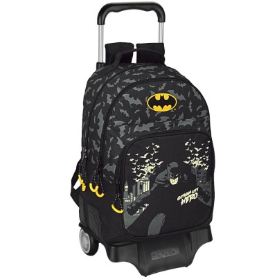 Ghiozdan dublu cu Troller Batman Hero