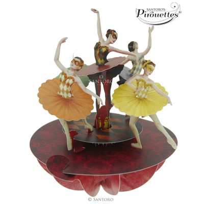 Felicitare 3D Pirouettes Santoro