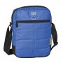 material 600D HD polyester - negru/bleumarin