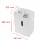 Distrugator documente HSM ShredStar X15, 15 coli, cross cut (4 x 37mm), nivel securitate 4