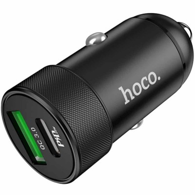 Incarcator auto hoco z32b 1xusb + 1xusbc