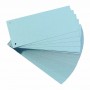 Separatoare carton pentru biblioraft Exacompta Forever, 180g/mp, 105 x 240 mm, 100 per set, albastru