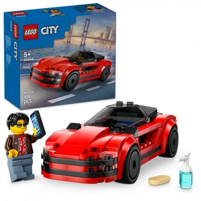 Masina sport rosie lego 60448