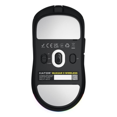 Mouse wireless hator quasar 3 negru