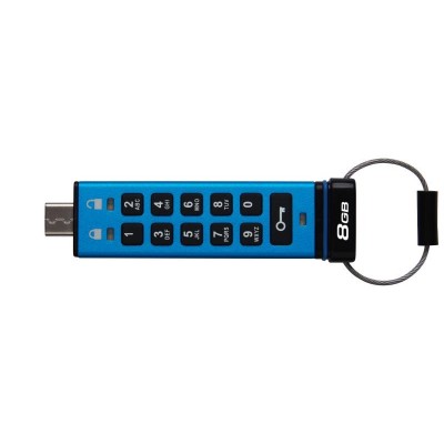 Kingston ironkey keypad 200c 8gb blue
