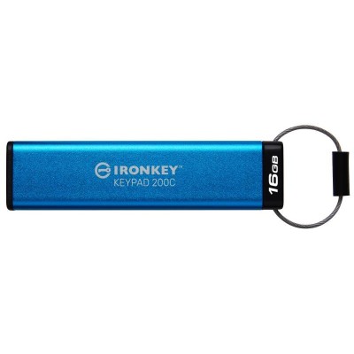 16gb kingston ironkey keypad 200c usb fl