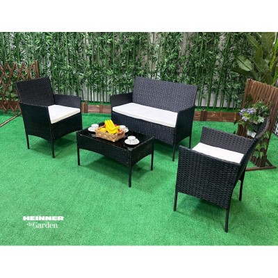 Hr set mobilier 4 piese black