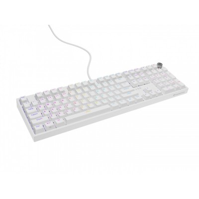 Tastatura genesis thor 404 p alb