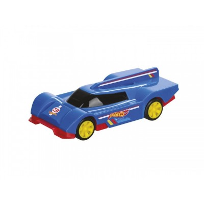 Masinuta HOT WHEELS, pull&back gruppo x24, albastru
