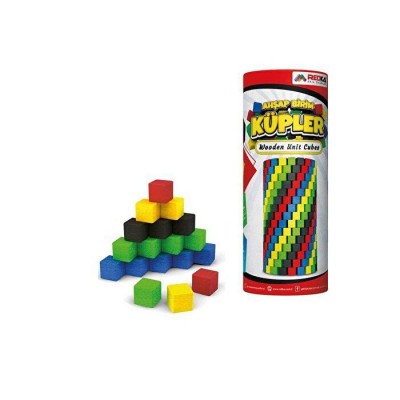 Jucarie tip LEGO, cuburi, din lemn, Wooden unit cubes
