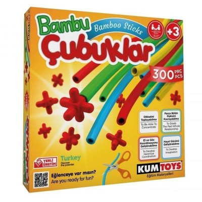 Jucarie de rol educativa, bastoane bambus, Bamboo sticks