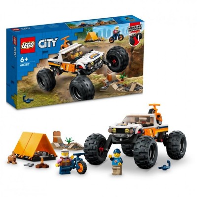 LEGO City Aventuri off road cu vehicul 4x4 60387