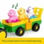 Tractor John Deere, cu remorca si animale cu sunete