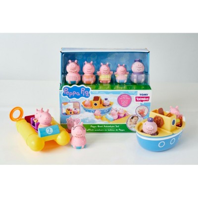 Jucarie de rol Peppa Pig, set aventuri cu barca