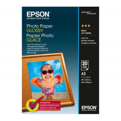 Hartie foto epson s042536 dimensiune a3 20 coli tip glossy