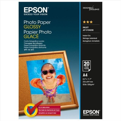 Hartie foto epson s042538 dimensiune a4 20 coli tip glossy