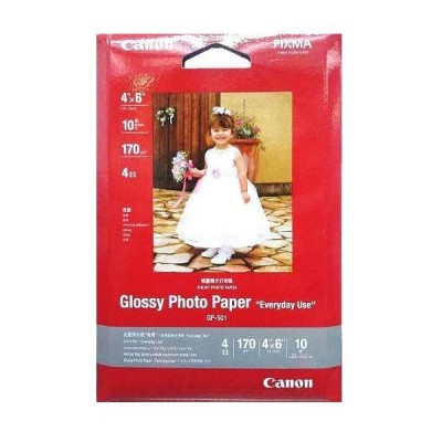 Hartie foto canon gp-501s10 dimensiune 10x15 cm 10 coli tip