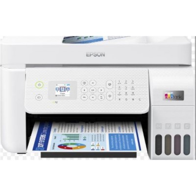 Multifunctional inkjet color epson ecotank ciss l5296 culoare: alb dimensiune