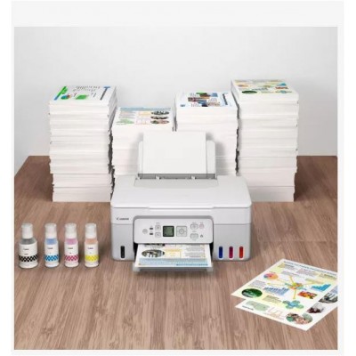 Multifunctional inkjet color ciss canon pixma g3470 white dimensiune a4