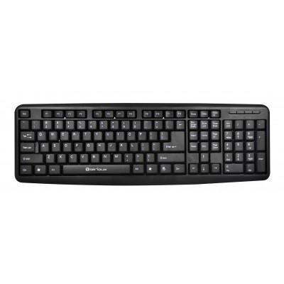 Tastatura serioux 9400usb cu fir us layout neagra 104 taste